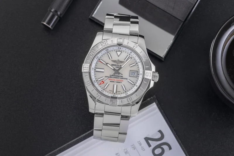 Breitling Avenger II GMT steel automatic men's watch A32390 [2504415]
