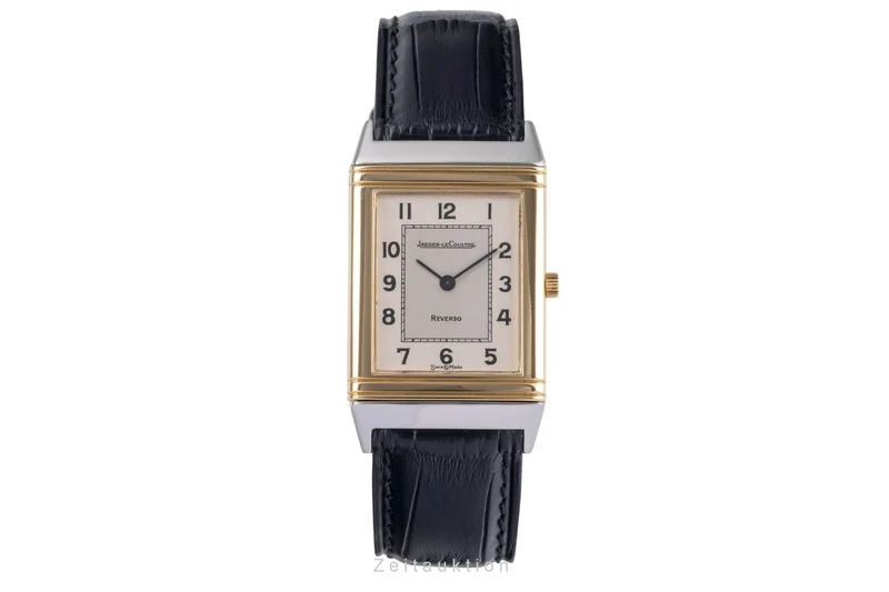 Jaeger LeCoultre Reverso steel / gold quartz men's watch 140.105.5 [2504479]