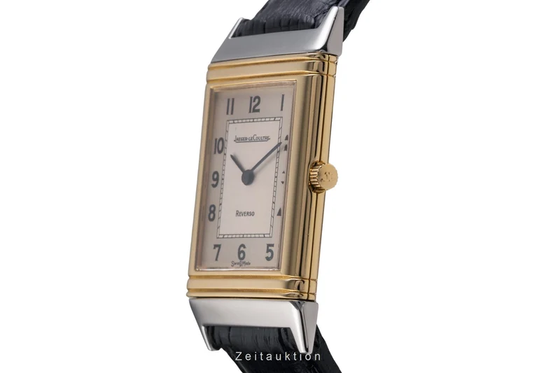 Jaeger LeCoultre Reverso steel / gold quartz men's watch 140.105.5 [2504479]
