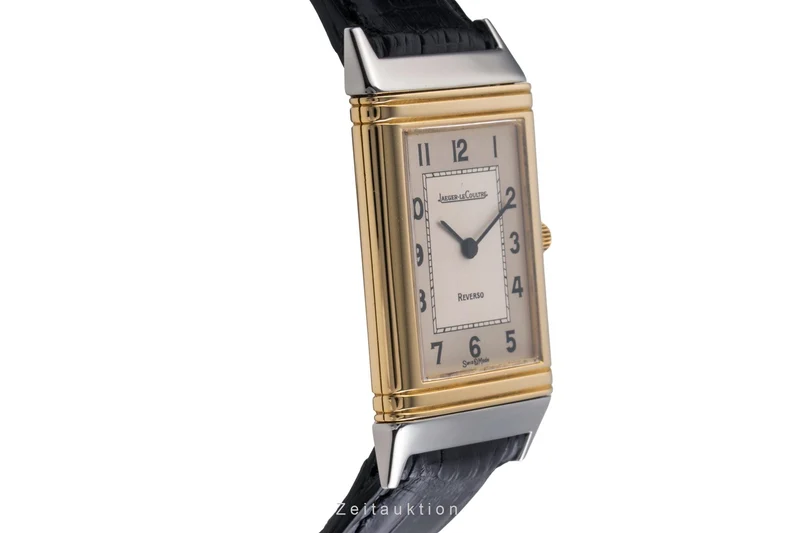 Jaeger LeCoultre Reverso steel / gold quartz men's watch 140.105.5 [2504479]