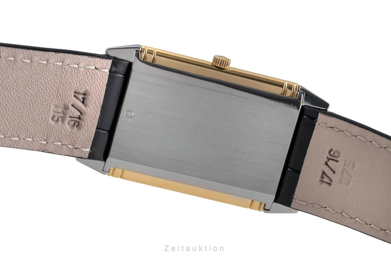 Jaeger LeCoultre Reverso steel / gold quartz men's watch 140.105.5 [2504479]