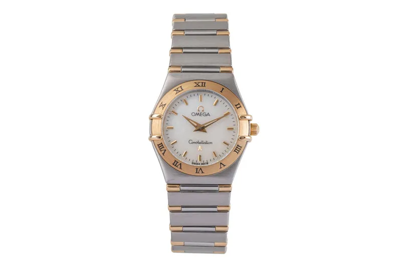 Omega Constellation steel / gold quartz women's watch 1372.70.00 [2504911]