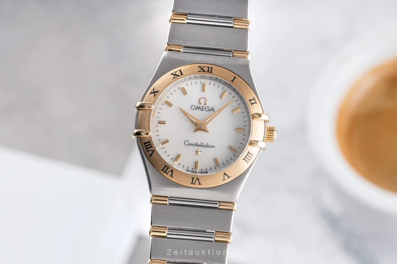 Omega Constellation steel / gold quartz women's watch 1372.70.00 [2504911]