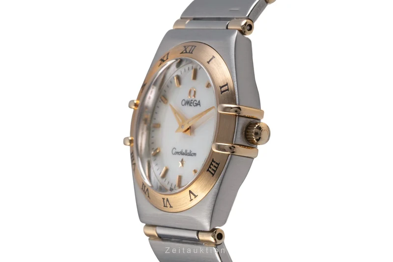 Omega Constellation steel / gold quartz women's watch 1372.70.00 [2504911]
