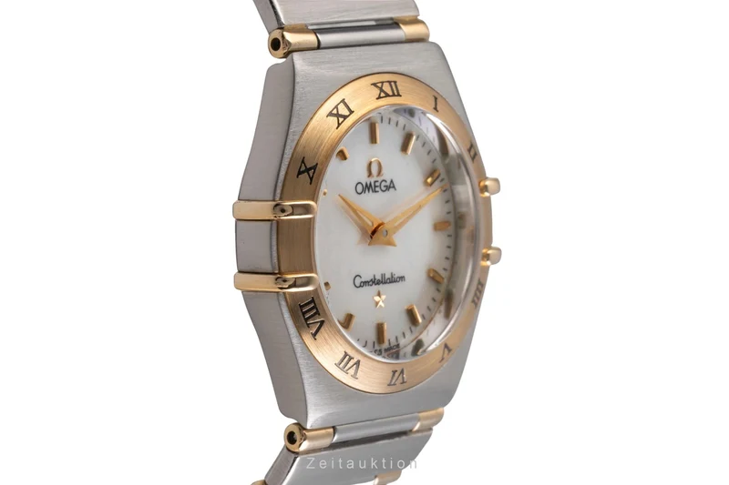 Omega Constellation steel / gold quartz women's watch 1372.70.00 [2504911]