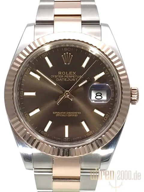 Rolex Datejust 41 126331 Choco gebraucht aus 2016