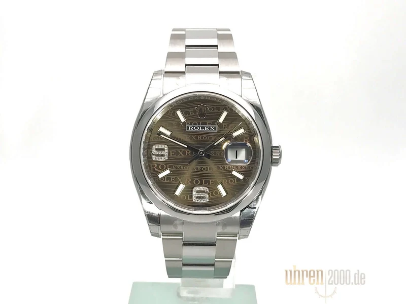 Rolex Oyster Datejust 36 116200 Bronze Wave Diamant