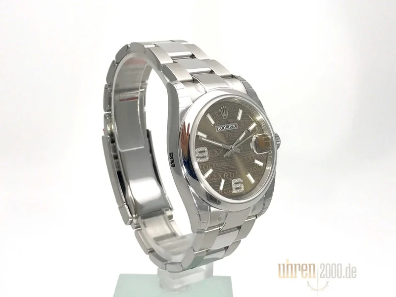 Rolex Oyster Datejust 36 116200 Bronze Wave Diamant