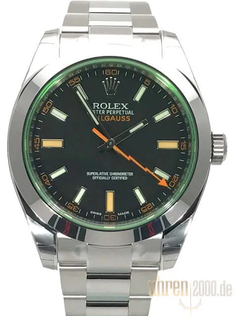 Rolex Oyster Perpetual Milgauss 116400GV LC100 ungetragen aus 2015