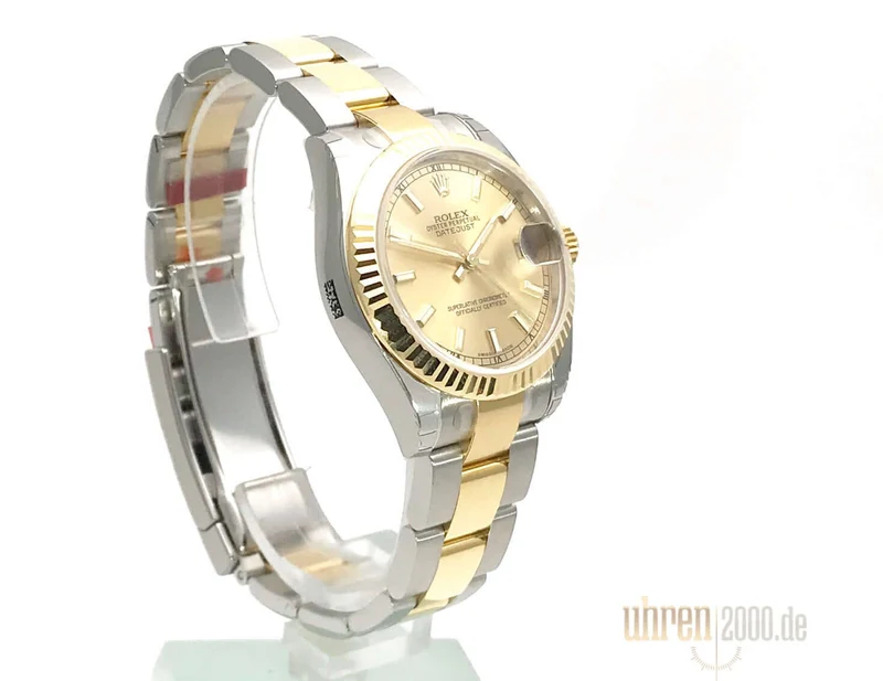 Rolex Datejust 31 Edelstahl Gelbgold 178273 Champagner