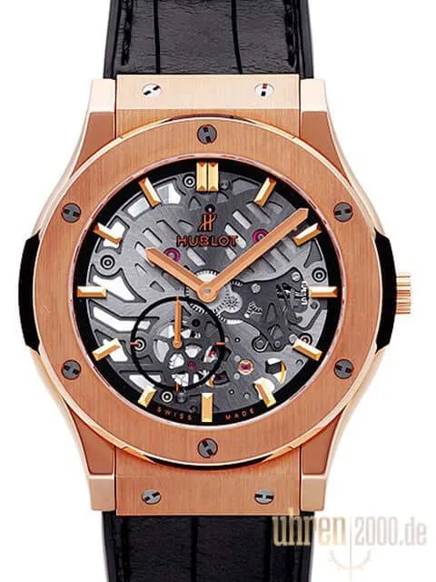Hublot Classic Fusion Ultra Thin Skeleton King Gold 515.OX.0180.LR