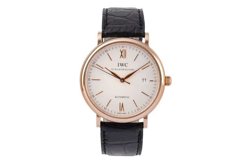 IWC Portofino 18 ct red gold automatic men's watch IW356504 LP: 14400EUR [2504948]