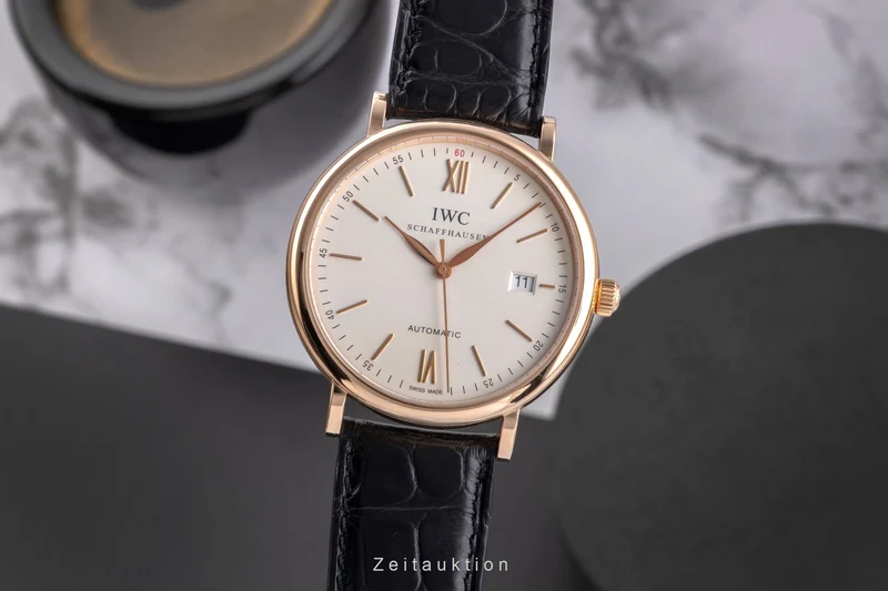 IWC Portofino 18 ct red gold automatic men's watch IW356504 LP: 14400EUR [2504948]