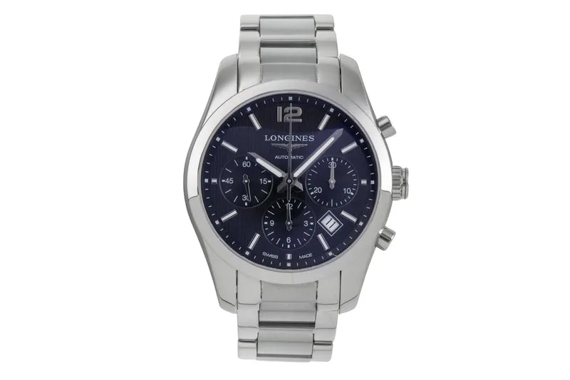 Longines Conquest chronograph steel automatic men's watch L2.786.4.56.6 [2504779]