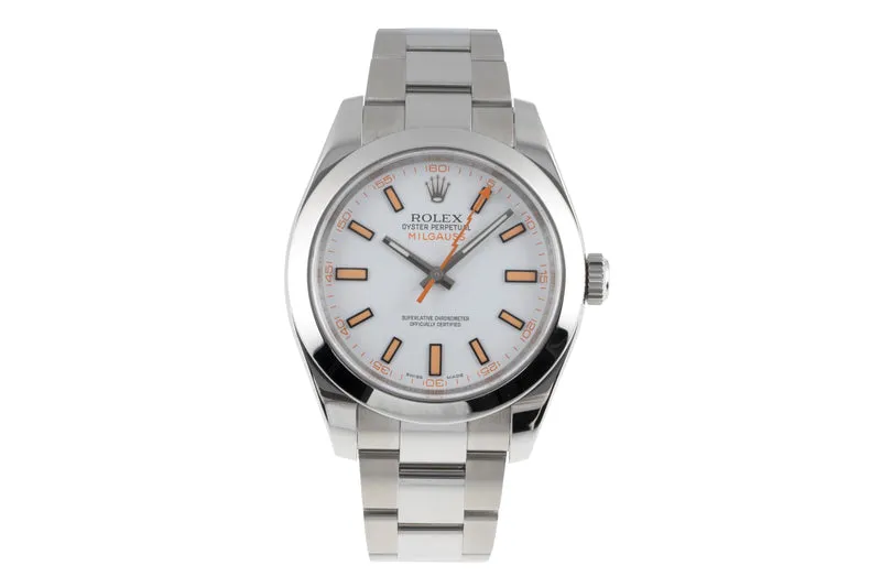 Rolex Milgauss steel automatic men's watch 116400 [2504879]