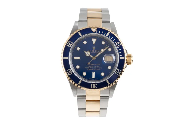 Rolex Submariner steel / gold automatic men's watch 16613T [2504842]