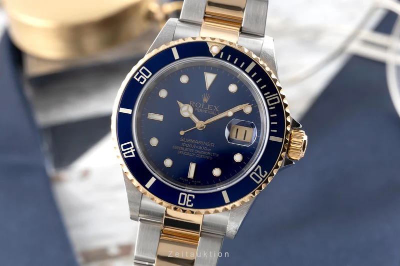 Rolex Submariner steel / gold automatic men's watch 16613T [2504842]