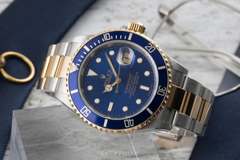 Rolex Submariner steel / gold automatic men's watch 16613T [2504842]