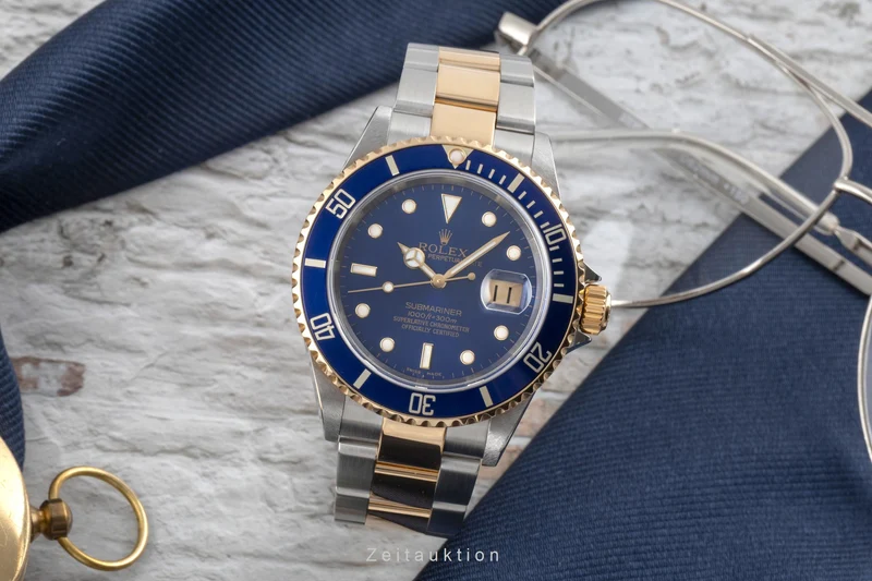Rolex Submariner steel / gold automatic men's watch 16613T [2504842]
