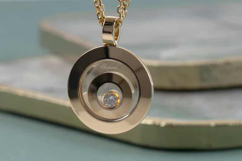 Chopard Happy Spirit necklace pendant 18 karat gold Diamond 79/5405-29 Price: 4670,- € [KL26002]