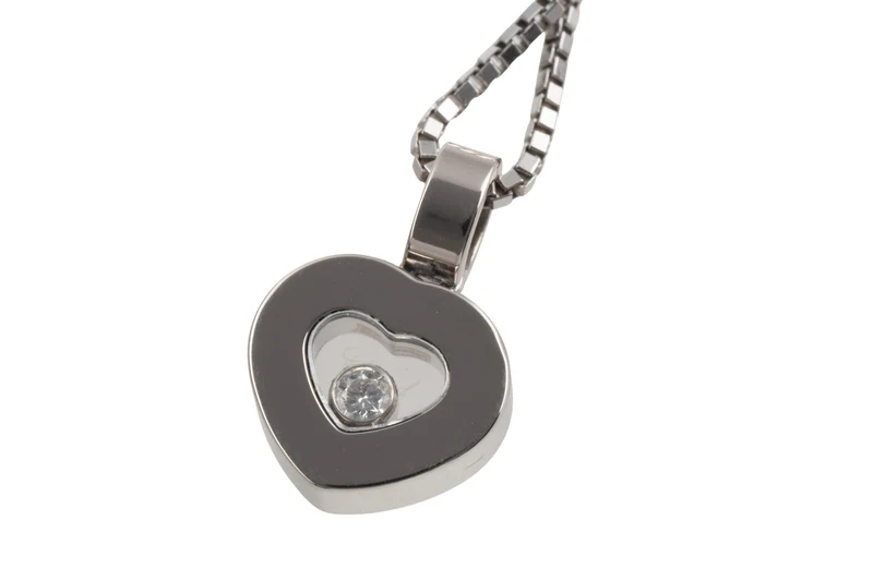 Chopard Happy Heaths Diamonds pendant 18k white gold 79/2897-20 retail price: 2080,- €[KL26001]