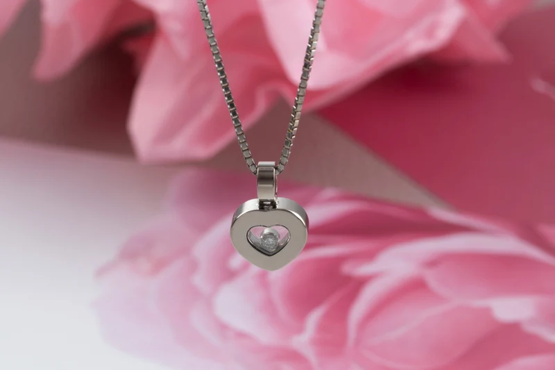 Chopard Happy Heaths Diamonds pendant 18k white gold 79/2897-20 retail price: 2080,- €[KL26001]