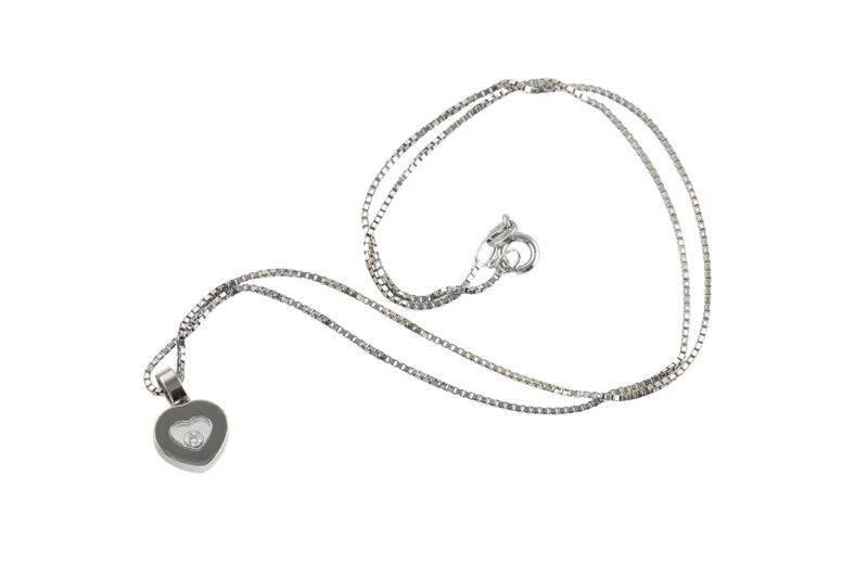 Chopard Happy Heaths Diamonds pendant 18k white gold 79/2897-20 retail price: 2080,- €[KL26001]