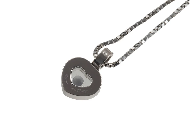 Chopard Happy Heaths Diamonds pendant 18k white gold 79/2897-20 retail price: 2080,- €[KL26001]