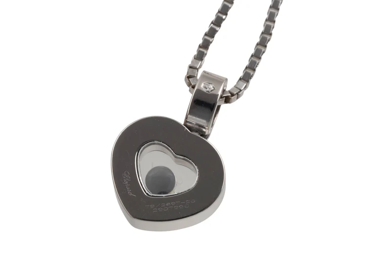 Chopard Happy Heaths Diamonds pendant 18k white gold 79/2897-20 retail price: 2080,- €[KL26001]