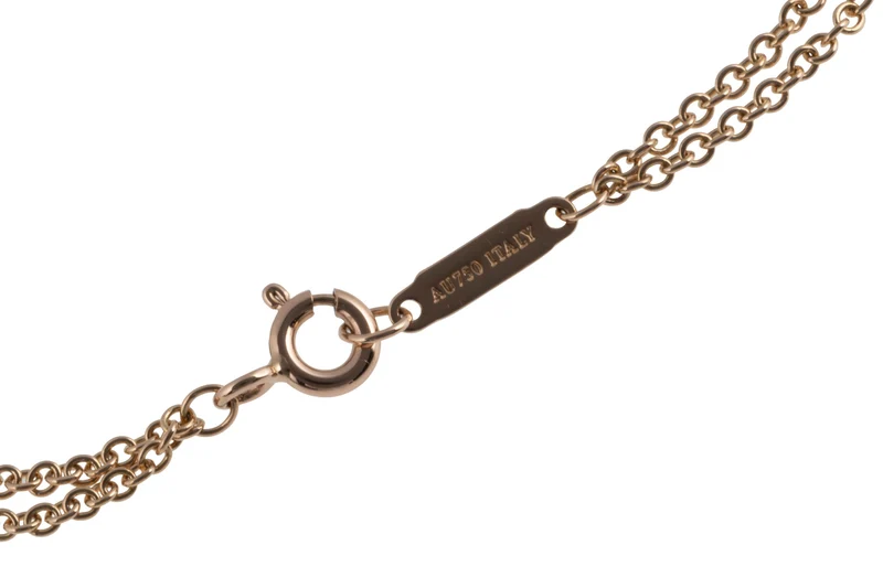 Tiffany & Co. bracelet with heart pendant & key 18k rose gold retail price: 1950,- €[KL26000]