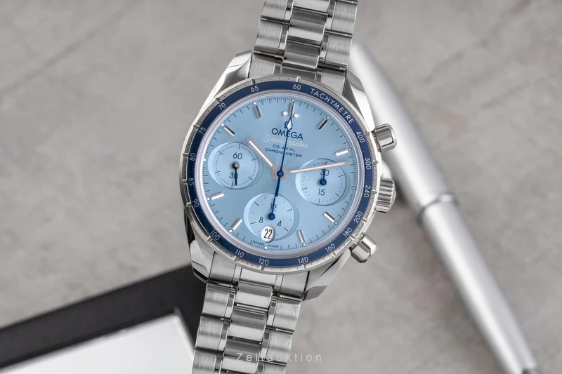 Omega Speedmaster chronograph steel automatic men's watch 324.30.38.50.03.001 LP: 6100EUR [2505275]