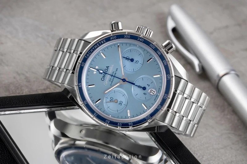 Omega Speedmaster chronograph steel automatic men's watch 324.30.38.50.03.001 LP: 6100EUR [2505275]