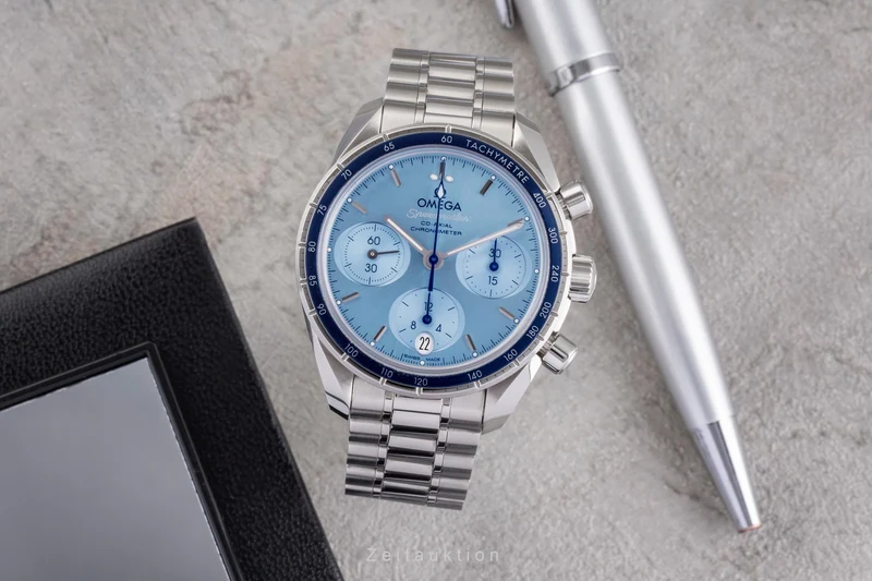Omega Speedmaster chronograph steel automatic men's watch 324.30.38.50.03.001 LP: 6100EUR [2505275]