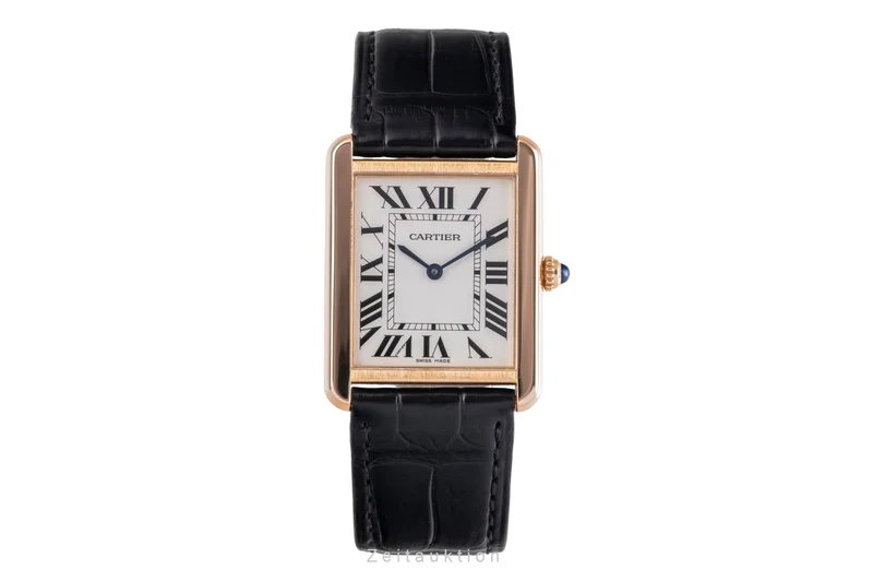Cartier Tank 18 ct red gold quartz men's watch W5200025 [2505322]