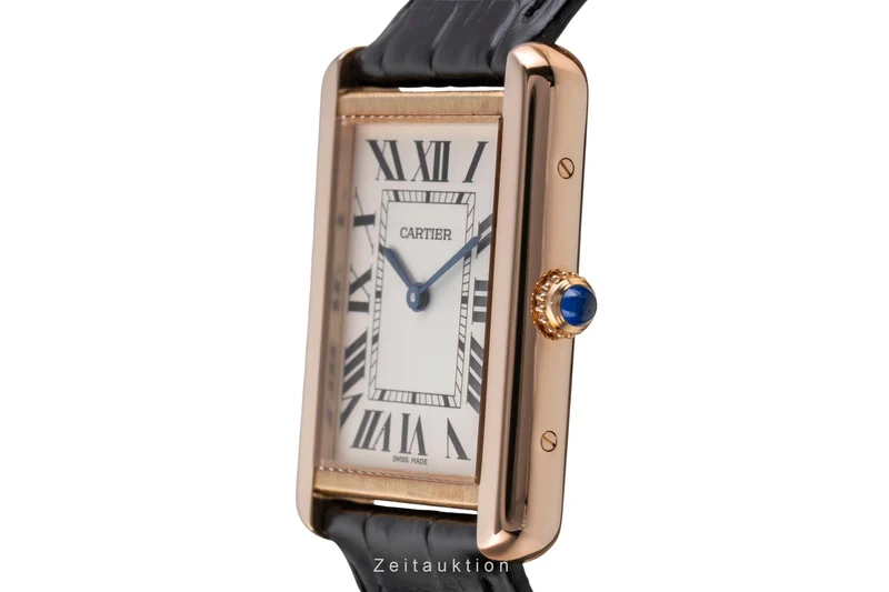 Cartier Tank 18 ct red gold quartz men's watch W5200025 [2505322]