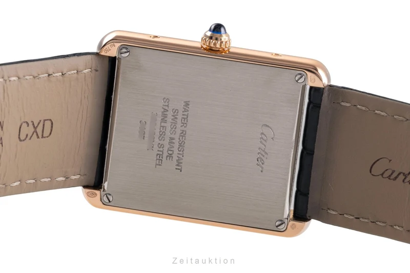 Cartier Tank 18 ct red gold quartz men's watch W5200025 [2505322]