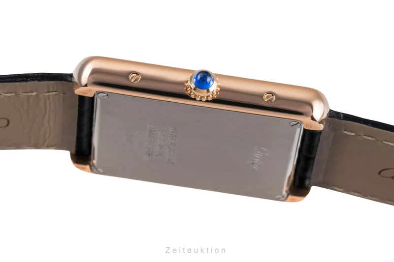 Cartier Tank 18 ct red gold quartz men's watch W5200025 [2505322]