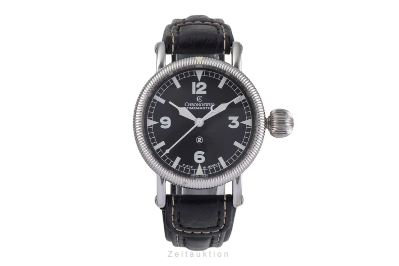 Chronoswiss Timemaster steel manual winding men's watch CH 6233SW [2504799]