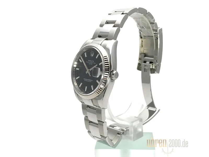 Rolex Oyster Perpetual Date 34 115234 Schwarz aus 2010