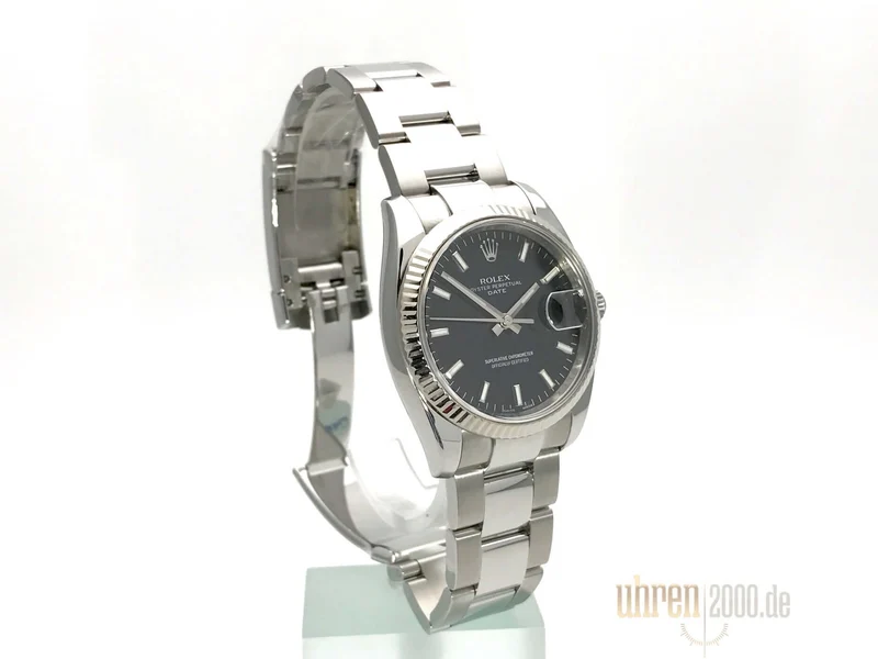 Rolex Oyster Perpetual Date 34 115234 Schwarz aus 2010