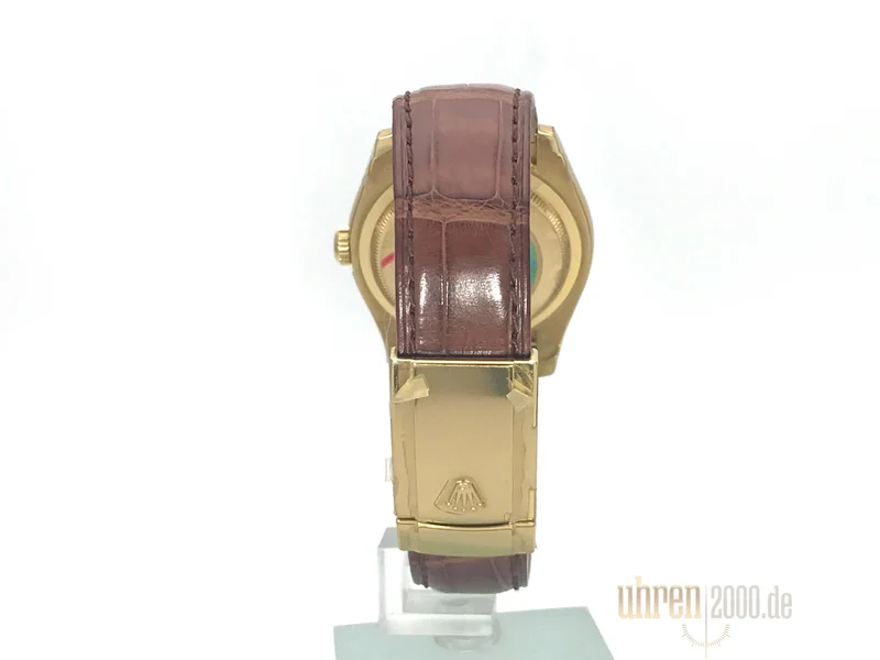 Rolex Datejust 36 Gelbgold 116138 Weiß Index