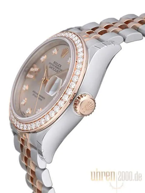 Rolex Datejust 28 279381RBR Sundust Römisch DIA Jubile-Band