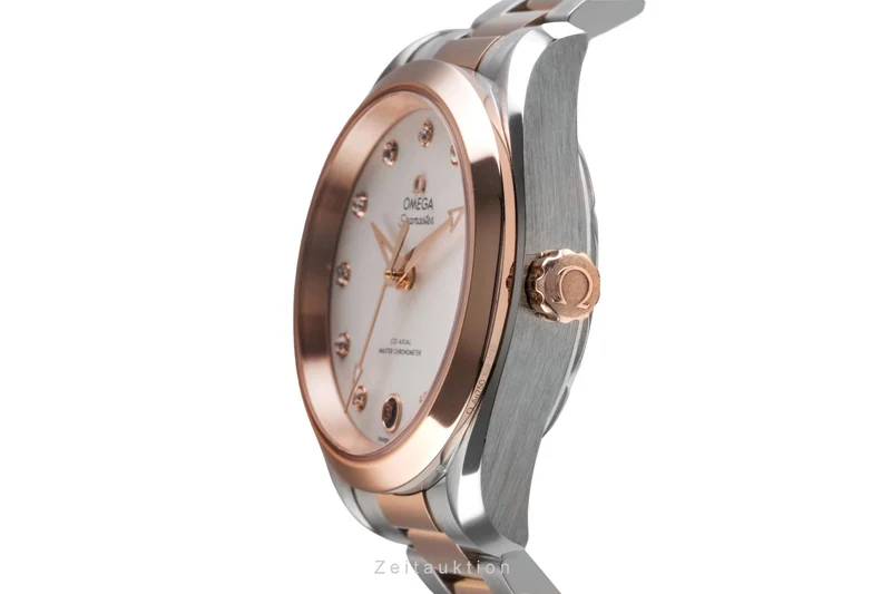 Omega Seamaster steel / gold automatic women's watch 220.20.34.20.52.001 [2504899]