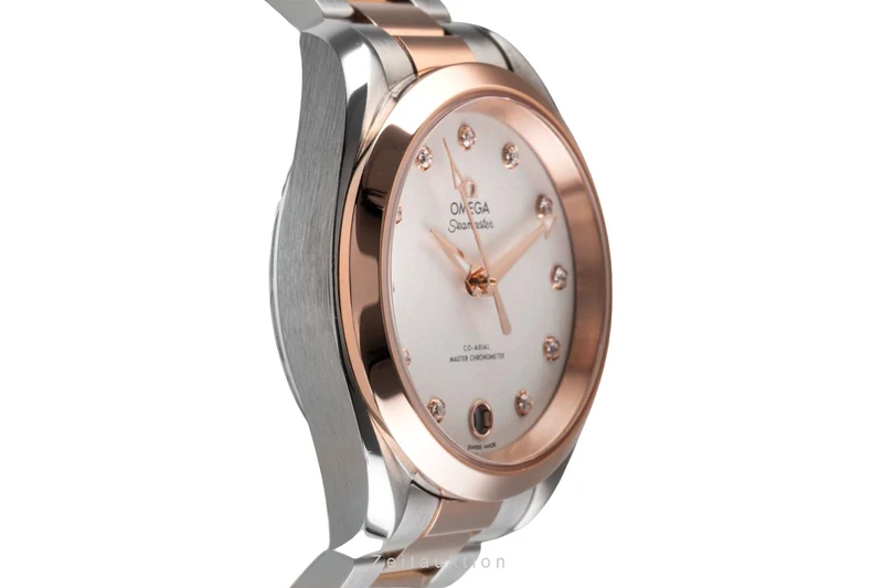 Omega Seamaster steel / gold automatic women's watch 220.20.34.20.52.001 [2504899]