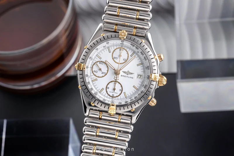 Breitling Chronomat chronograph steel / gold automatic men's watch 81.950 [2504301]