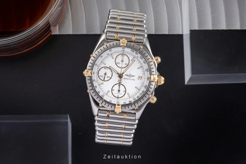Breitling Chronomat chronograph steel / gold automatic men's watch 81.950 [2504301]