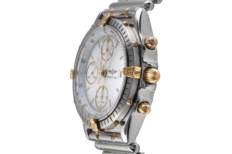 Breitling Chronomat chronograph steel / gold automatic men's watch 81.950 [2504301]