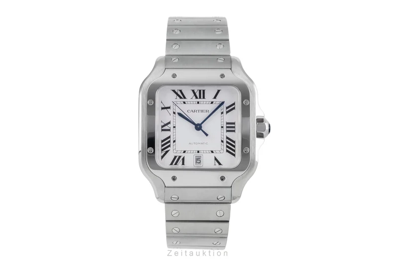 Cartier Santos steel automatic men's watch WSSA0018 LP: 8850EUR [2505259]
