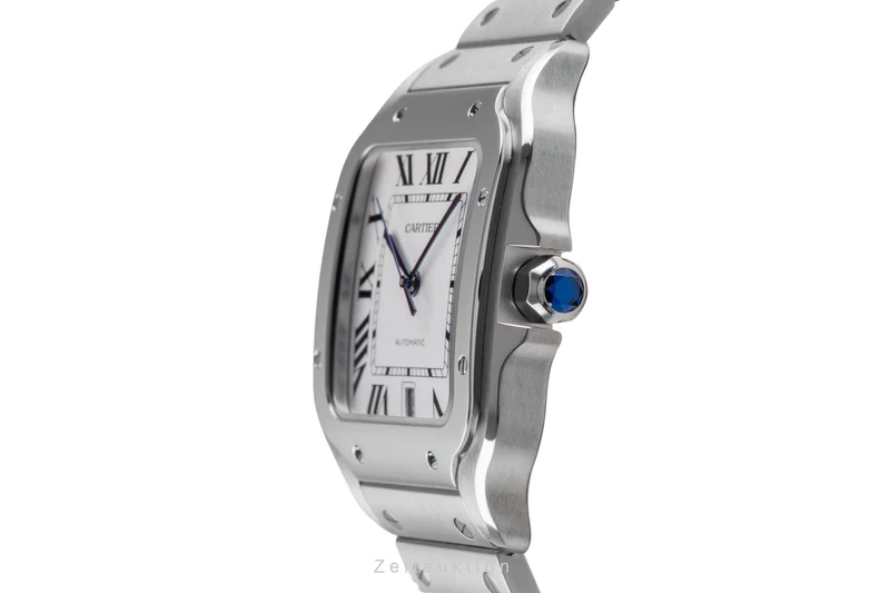 Cartier Santos steel automatic men's watch WSSA0018 LP: 8850EUR [2505259]