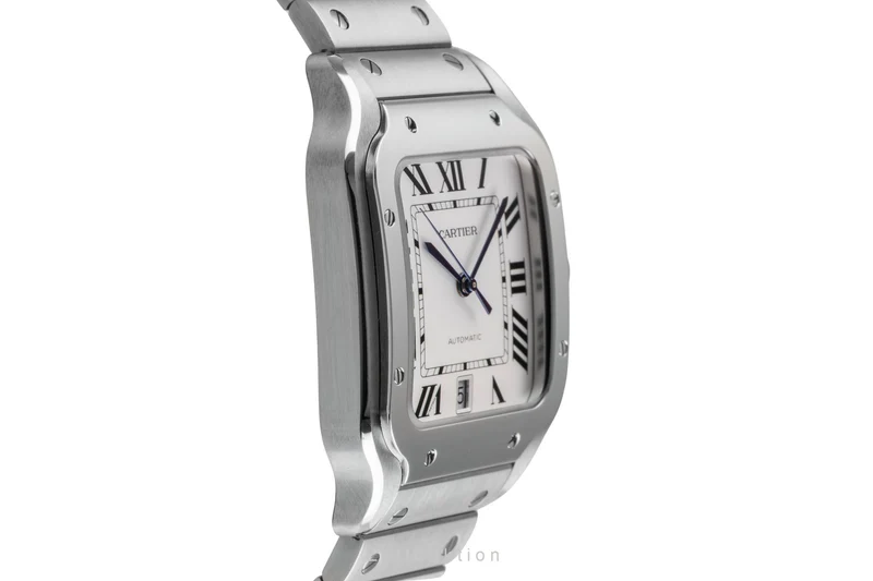 Cartier Santos steel automatic men's watch WSSA0018 LP: 8850EUR [2505259]
